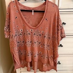 Free people bandana top